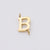 1 Piece Stainless Steel None 18K Gold Plated Rose Gold Plated Letter Pendant