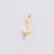 1 Piece Stainless Steel None 18K Gold Plated Rose Gold Plated Letter Pendant