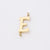 1 Piece Stainless Steel None 18K Gold Plated Rose Gold Plated Letter Pendant