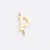 1 Piece Stainless Steel None 18K Gold Plated Rose Gold Plated Letter Pendant