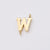 1 Piece Stainless Steel None 18K Gold Plated Rose Gold Plated Letter Pendant