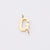 1 Piece Stainless Steel None 18K Gold Plated Rose Gold Plated Letter Pendant