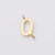 1 Piece Stainless Steel None 18K Gold Plated Rose Gold Plated Letter Pendant