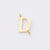 1 Piece Stainless Steel None 18K Gold Plated Rose Gold Plated Letter Pendant