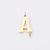 1 Piece Stainless Steel None 18K Gold Plated Rose Gold Plated Letter Pendant