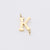 1 Piece Stainless Steel None 18K Gold Plated Rose Gold Plated Letter Pendant