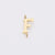 1 Piece Stainless Steel None 18K Gold Plated Rose Gold Plated Letter Pendant