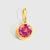 1 Piece Stainless Steel Rhinestones 14K Gold Plated Rose Gold Plated Inlay Polished Pendant