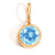 1 Piece Stainless Steel Rhinestones 14K Gold Plated Rose Gold Plated Round Polished Pendant