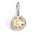 1 Piece Stainless Steel Rhinestones 14K Gold Plated Rose Gold Plated Round Polished Pendant