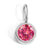 1 Piece Stainless Steel Rhinestones 14K Gold Plated Rose Gold Plated Round Polished Pendant