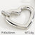 1 Piece Stainless Steel Rhinestones 18K Gold Plated Heart Shape