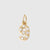 1 Piece Stainless Steel Zircon 14K Gold Plated Inlay Polished Pendant