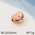 1 Piece Stainless Steel Zircon 18K Gold Plated Heart Shape Pendant