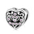 1 Piece Sterling Silver Artificial Gemstones Heart Shape