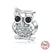 1 Piece 925 Sterling Silver Zircon Castle Fruit Cat Polished Pendant Beads Jewelry Accessories