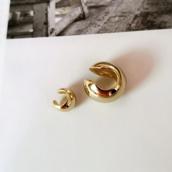 1 Piece Streetwear C Shape Copper Ear Clips