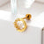 1 Piece Sweet Flower Plating Inlay Stainless Steel Zircon 18k Gold Plated Ear Studs