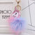 1 Piece Sweet  Pu Leather Plating Keychain