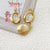 1 Piece Sweet Round Oval Heart Shape Copper Plating Inlay Jewelry Accessories