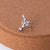 1 Piece Sweet Shiny Heart Shape Plating Inlay Stainless Steel Zircon 18k Gold Plated Ear Studs