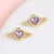 1 Piece Sweet Simple Style Heart Shape Wings Alloy Plating Inlay Pendant Jewelry Accessories