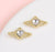 1 Piece Sweet Simple Style Heart Shape Wings Alloy Plating Inlay Pendant Jewelry Accessories