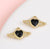 1 Piece Sweet Simple Style Heart Shape Wings Alloy Plating Inlay Pendant Jewelry Accessories