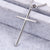 1 Piece Titanium Steel 18K Gold Plated Cross