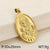 1 Piece Titanium Steel 18K Gold Plated Human Simple Style Pendant