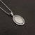 1 Piece Titanium Steel Oval Pendant