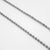 1 Piece Titanium Steel Rhinestones Solid Color Pendant Chain