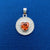 1 Piece Titanium Steel Rhinestones Solid Color Pendant Chain