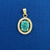 1 Piece Titanium Steel Rhinestones Solid Color Pendant Chain