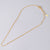 1 Piece Titanium Steel Rhinestones Solid Color Pendant Chain