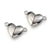 1 Piece Zinc Alloy Heart Shape Pendant