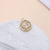 1 Piece Zinc Alloy Zircon Solid Color Pendant