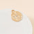 1 Piece Zinc Alloy Zircon Solid Color Pendant