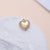 1 Piece Zinc Alloy Zircon Solid Color Pendant