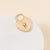 1 Piece Zinc Alloy Zircon Solid Color Pendant