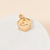 1 Piece Zinc Alloy Zircon Solid Color Pendant