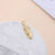 1 Piece Zinc Alloy Zircon Solid Color Pendant