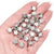 1 Set 12*16mm 18*9mm 7 * 8mm CCB Cross Star Unforgettable Polished Beads