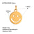 1 Set 14mm 9.9mm Diameter 10mm 304 Stainless Steel Cross Coconut Tree Smiley Face Pendant