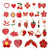 1 Set Alloy Fruit Flower Butterfly