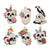 1 Set Alloy Pumpkin Spider Skull Pendant