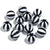 1 Set Arylic Stripe Beads