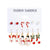 1 Set Cute Christmas Tree Santa Claus Snowman Alloy Drop Earrings Ear Studs