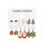 1 Set Cute Christmas Tree Santa Claus Snowman Alloy Drop Earrings Ear Studs