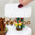 1 Set Cute Santa Claus Snowman Elk Enamel Inlay Alloy Rhinestones Drop Earrings